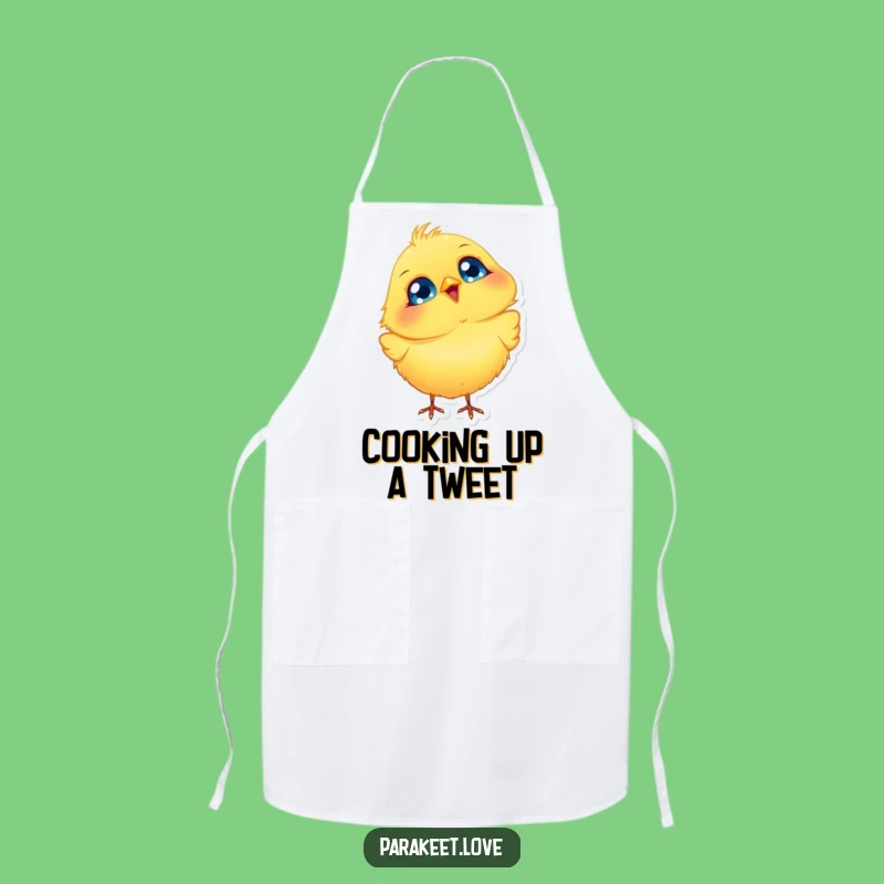 Funny Bobbing Bird Apron: Cook with Cheerful Flair