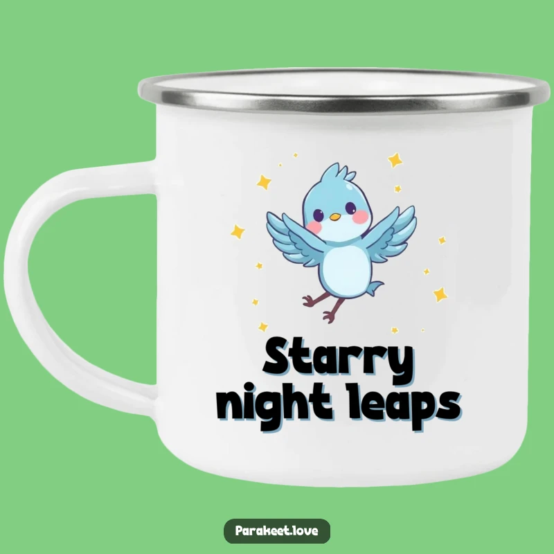 Funny Camp Star Mug: Durable Blue Bird Cup, Perfect Funny Gift