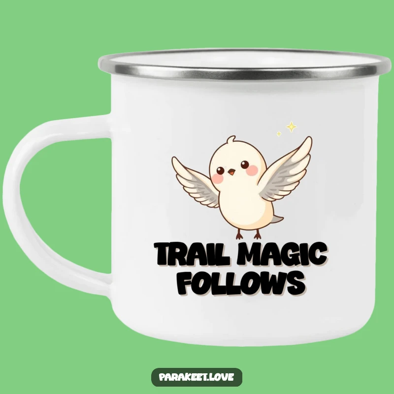 Funny Camp Sparkle Mug: Durable Flying Bird Cup, Perfect Funny Gift