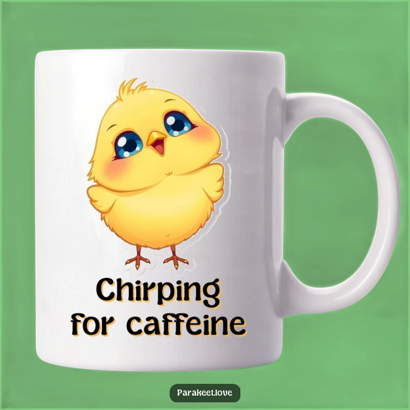 Funny Bobbing Bird Mug: Cheerful Eyed Character Gift for Bird Lovers