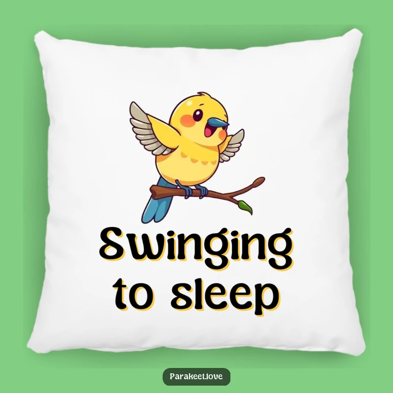 Funny Swinging Bird Pillow - Comfy Excitement & Feathered Flair Decor