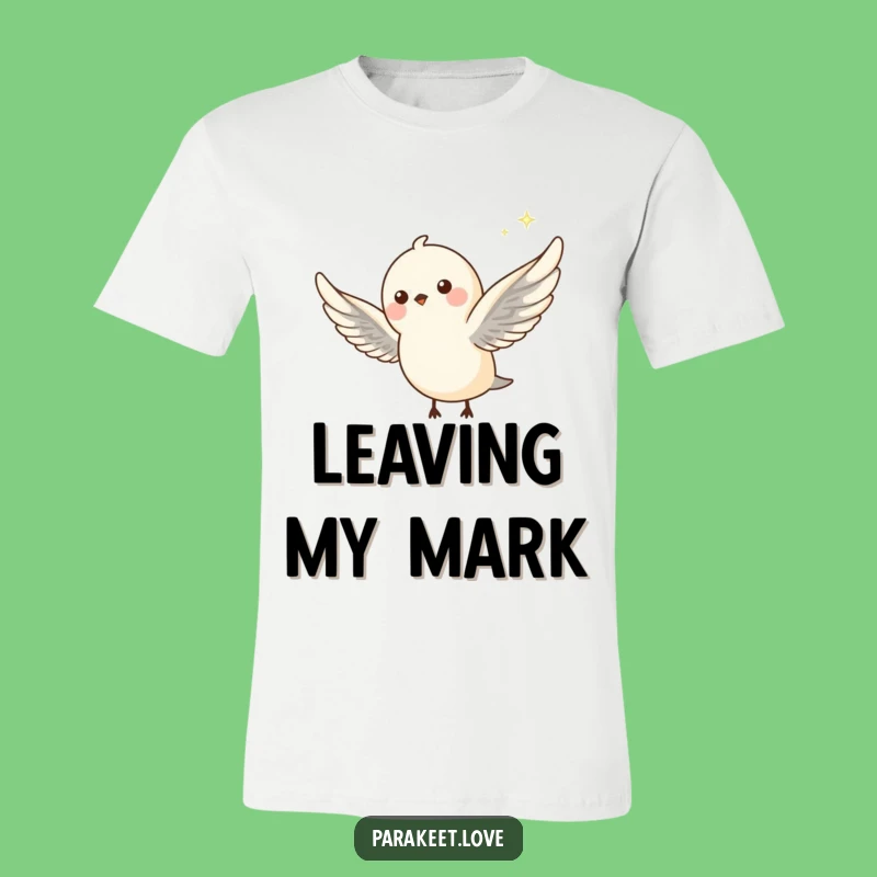 Funny Sparkle Flyer T-Shirt: Whimsical Bird Tee, Hilarious Funny Gift Idea