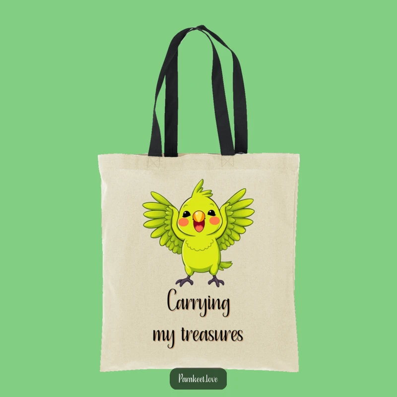 Funny Squawking Parrot Tote Bag: Carry Your Personality Loudly