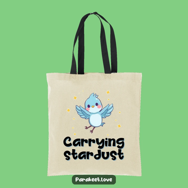 Funny Star Dancer Tote Bag: Blue Bird Canvas Bag, Great Funny Gift